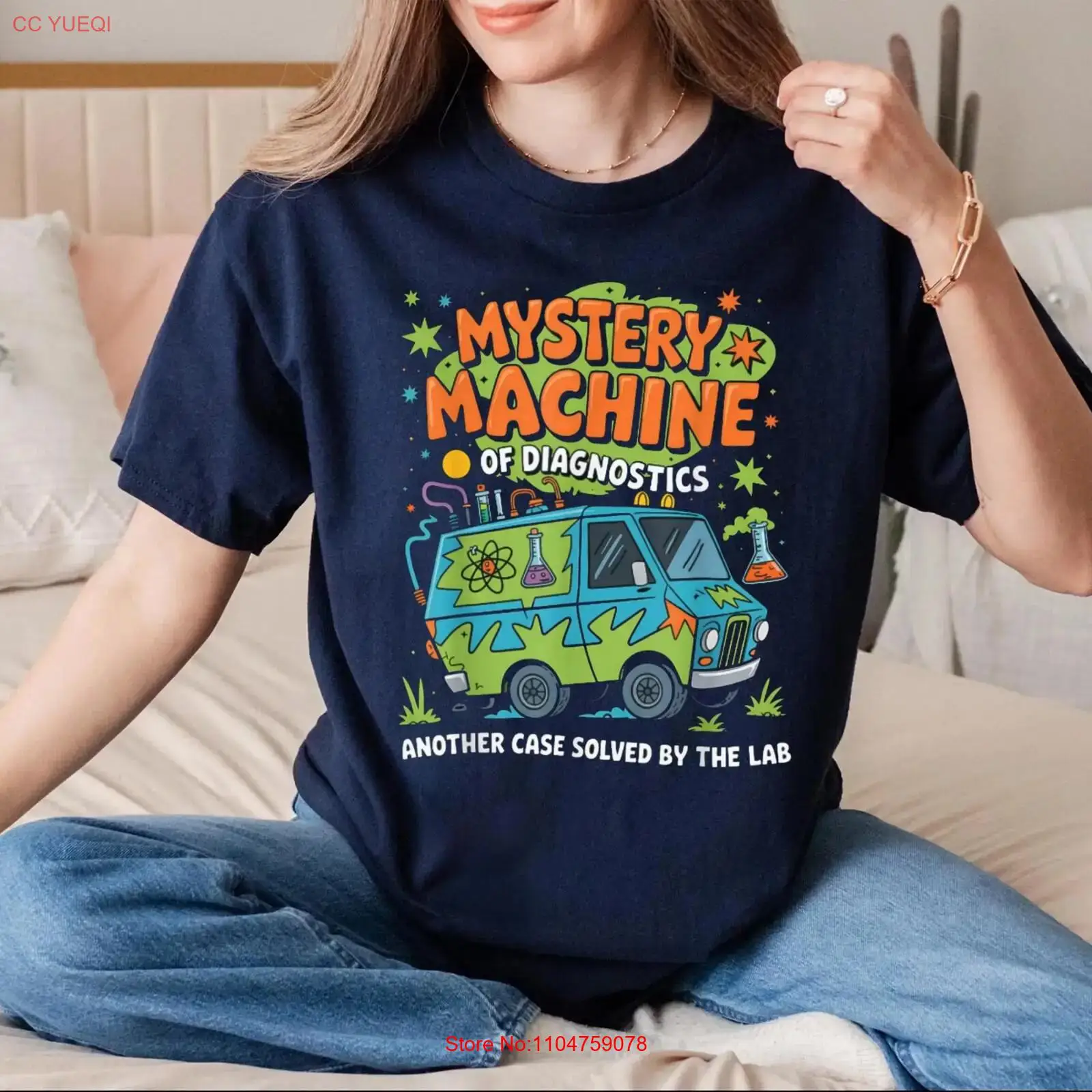 Medical Lab Design - T-shirt Mystery Machine of Diagnostics Lab